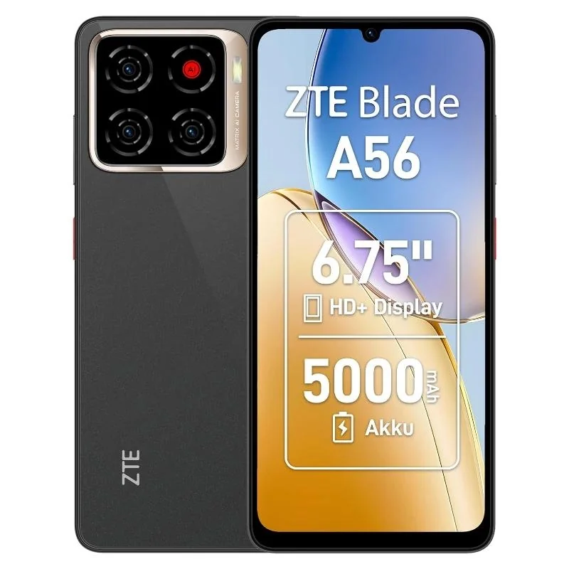 [NTETMO2944] ZTE Blade A56 6,75" HD+ 4GB(+8GB) 64GB Black