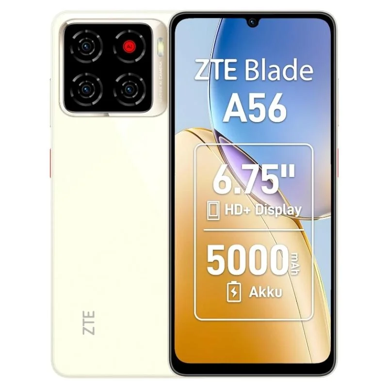 [NTETMO2945] ZTE Blade A56 6,75" HD+ 4GB(+8GB) 64GB Gold