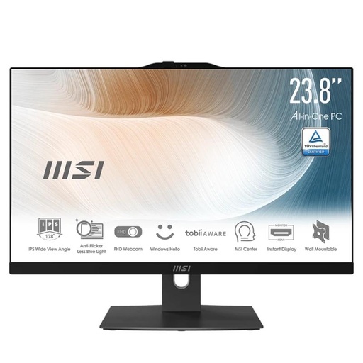 [PPCAIO0729] MSI AM242TP-1265ES i5-1235U 16 512 DOS 24" tac.N