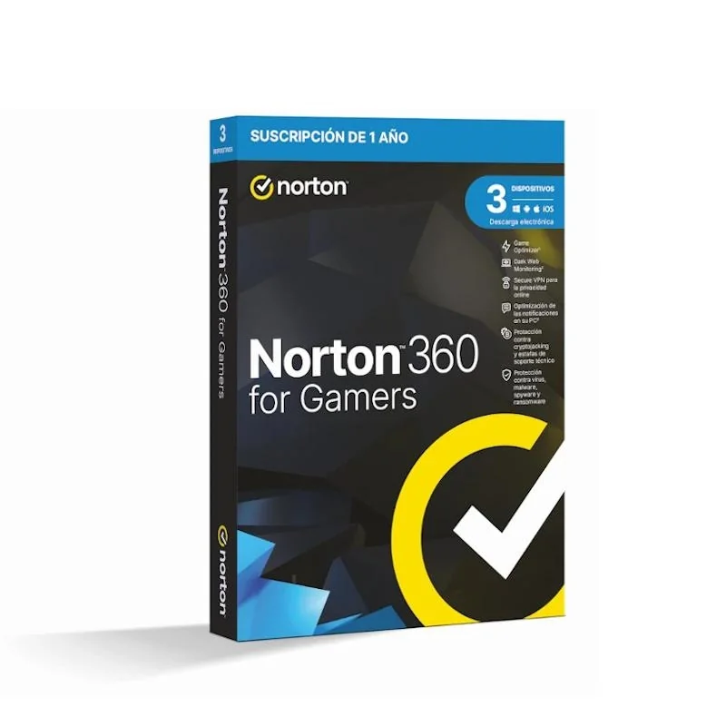 [WSSVHO0509] NORTON 360 Gamers 50GB ES 1 us 3 dispositivo 1A