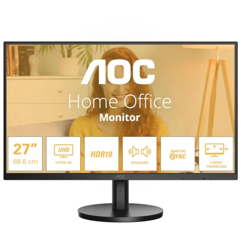 [FMOMLE1121] AOC U27B3A Monitor 27" IPS 4K 2HDMI DP MM