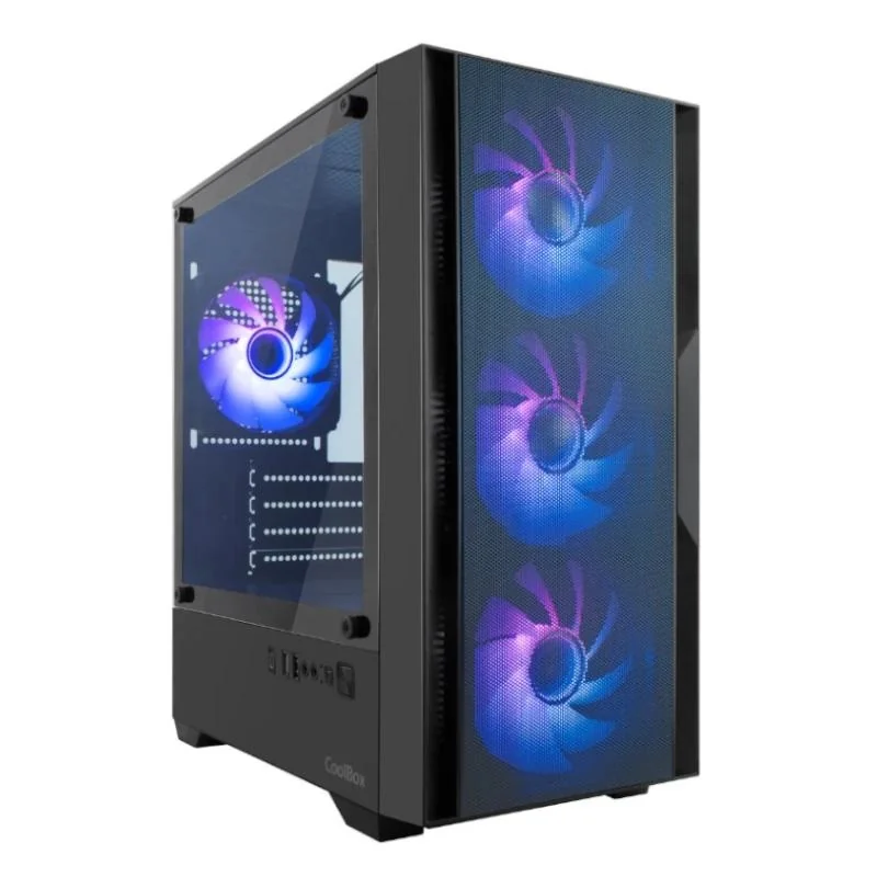 [ICACMM0339] Coolbox Caja Gaming MATX GM200 F.Mesh S.FTE ARGB N